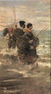 Pecheurs De Sinigaglia by Salvador Sanchez Barbudo