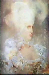 Retrato De La Senora O'connor by Salvador Sanchez Barbudo