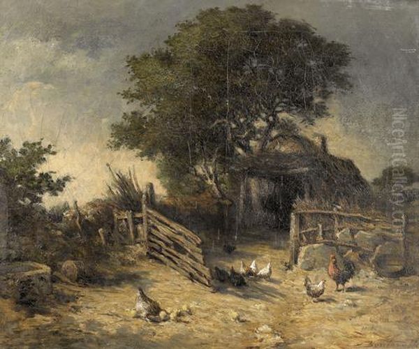 Huhner Vor Gehoft - view 1