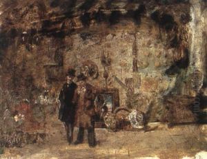 At The Antiquarian by Salvador Sanchez Barbudo