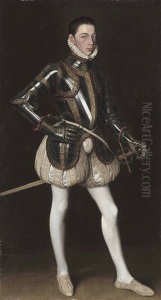 Alessandro Farnese In Armor - view 1