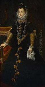 A Portrait Of Anne Of Austria, Full-length A Portrait Of Anne Of Austria, Full-length