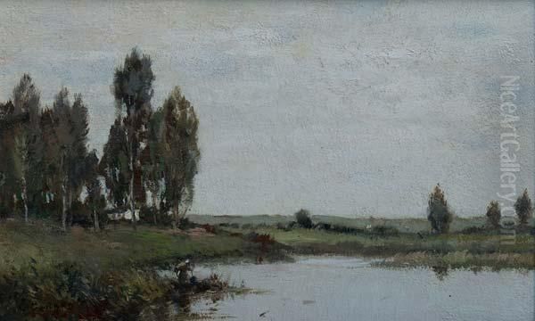Paisaje Con Campesino - view 1