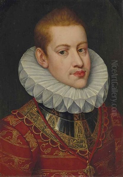 Portrait De L'archiduc Albert, Frere De L'empereur Rodolphe Ii - view 1