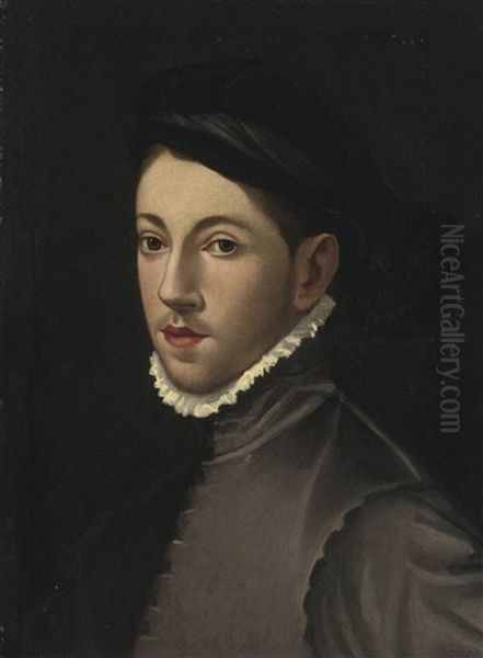 Portrait Of A Boy, Head And Shoulders - view 1
