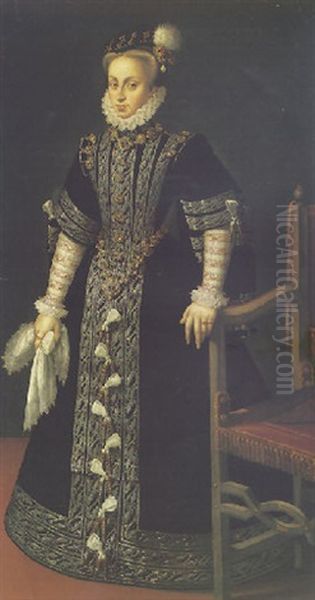 Portrait Of Anne Of Austria, Fourth Wife Of Philip Ii Of Spain - view 1