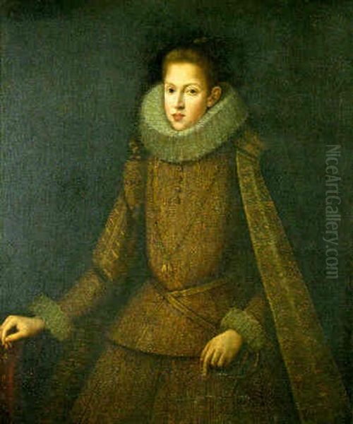 Portrait Of A Habsburg Prince, Wearing An Ornate Gold Doublet - view 1