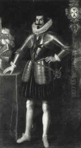 Portrait Of A Nobleman (pietro Petrigano?) by Alonso Sanchez Coello