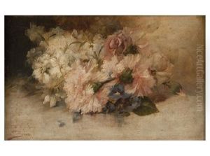 Bodegon De Flores by Pedro Sanchez Picazo