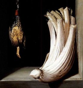 Bodegon With A Cardoon And Francolin Bodegon With A Cardoon And Francolin