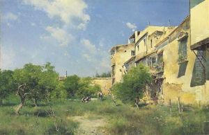 Huerto En Sevilla by Emilio Sanchez-Perrier