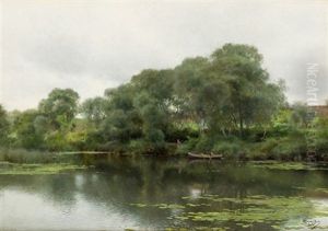 A Orillas Del Guadalquivir by Emilio Sanchez-Perrier