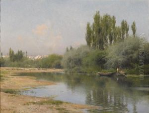 On The Guadalquivir, Seville by Emilio Sanchez-Perrier