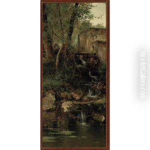 A Walk Past The Falls by Emilio Sanchez-Perrier