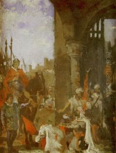 Escena De La Conquista De Granada