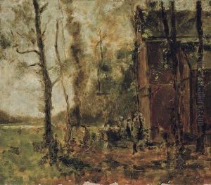 La Messe De Saint-hubert A Tervueren by Hippolyte Boulenger