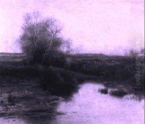 Harvesters In A River Valley Near Seville