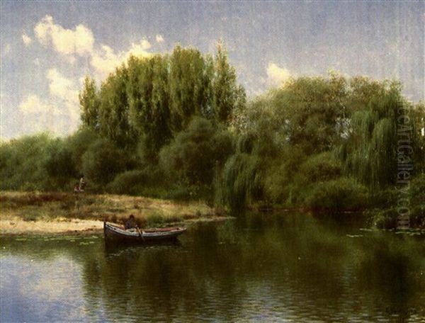 Fishing Along The River - view 1
