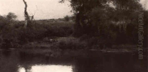 Figures On A River At Alcala - view 1