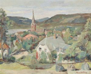 Utsikt Over Lillhammer by Einar Sandberg