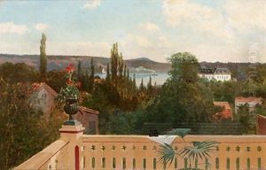 Vy Mot Drottningholm by Hjalmar Sandberg