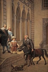 Gustaf Ii Adolf Som Barn Emottager Af En Bonde En Liten Olandshast (king Gustaf Ii Adolf As A Child)