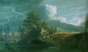 Lanscape With Anglers