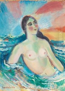 Sjojungfru (mermaid) by Goesta (Adrian G. Fabian) Sandels
