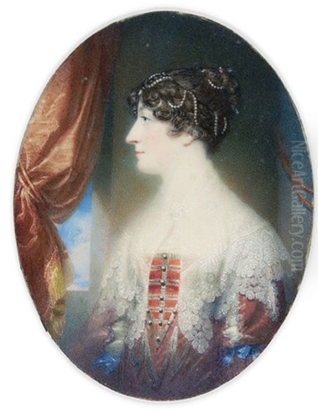 Portrait Of A Lady, Possibly Williamina Belsches-stuart Of Fettercairn (circa 1776-1810) - view 1