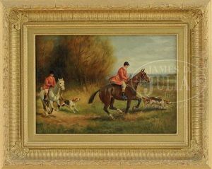 Two Works: Hunt Scenes by John Sanderson-Wells