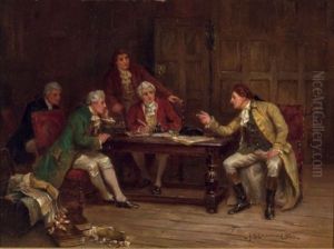Caballeros Conversando by John Sanderson-Wells