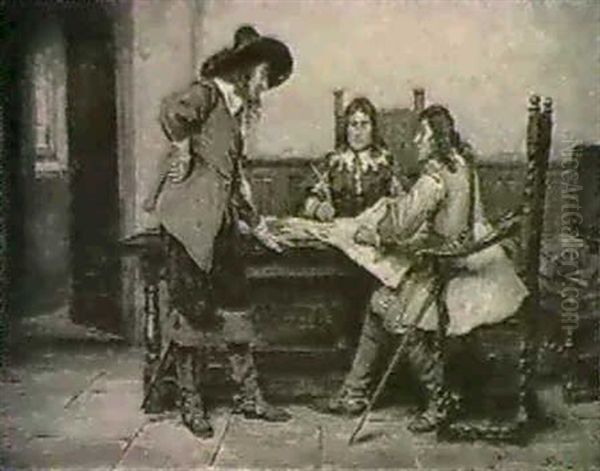 Signing The Documents - view 1