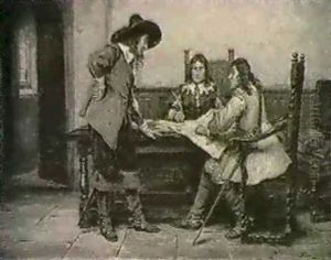 Signing The Documents by John Sanderson-Wells