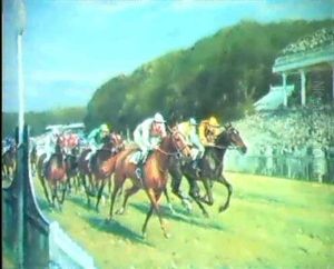 J.b. Joels' Humorist Winning The Derby, Epsom 1921, Donoghue Up; Joe Baylis' Service Kit, Two Paintings by John Sanderson-Wells
