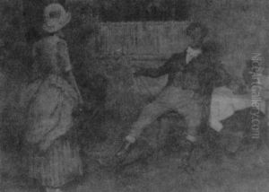 A Huntsman And A Lady In An Interior A Huntsman And A Lady In An Interior