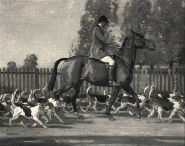 A Huntsman Riding Out - view 1