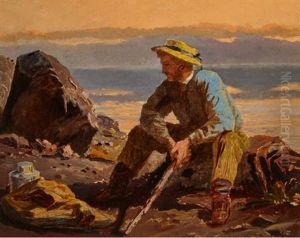Le Repos Du Voyageur by Henry Sandham