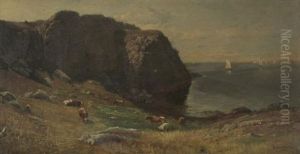 A Pasture By The Sea by Henry Sandham