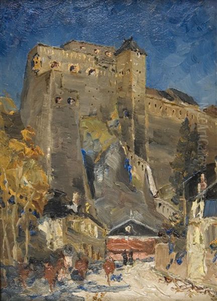 Oldest Tower - Godfreys, Chateau Of Bouillon - view 1