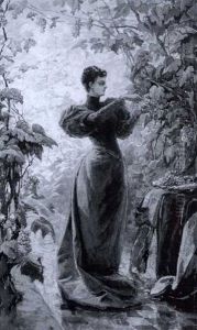 Cutting The Grapes by Henry Sandham