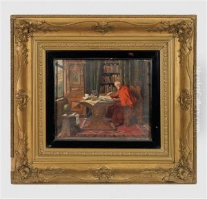 Kardinal Im Studierzimmer by Max Sandor