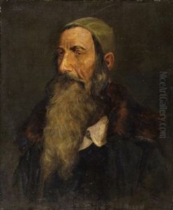 Portrait Of A Jew by Max Sandor