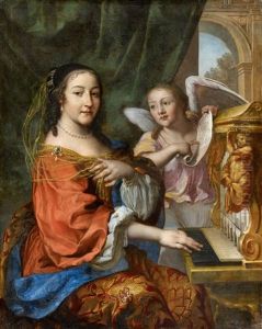 Portrait Of A Lady As Saint Cecilia