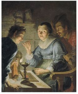 Allegoria Dell'avarizia (donna Che Pesa Monete)