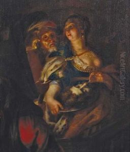 Salome Mit Dem Haupt Des Hl. Johannes D.t. by Joachim von, I Sandrart