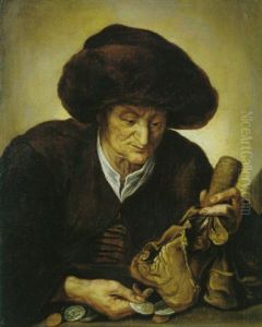 Die Geldzahlerin