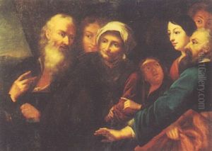Diogene Cherchant Un Homme by Joachim von, I Sandrart