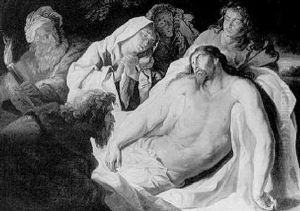 The Entombment by Joachim von, I Sandrart