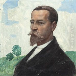 Self-portrait by Hans Sandreuter