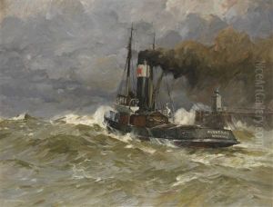 Hamburger Schlepper Albatros Sos Ruft by Leonhard Sandrock